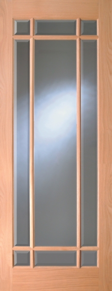 mervill clear bevelled door